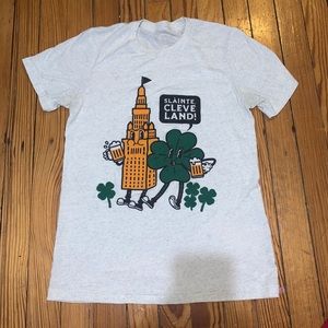 Slainte Cleveland St Patricks Day Tee Shirt - Cleveland Clothing Company